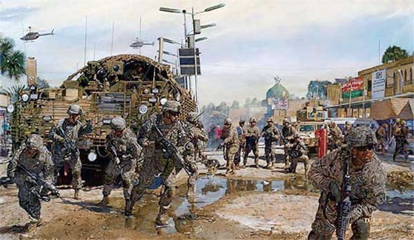 "The Last Patrol" James Dietz 4th Stryker Brigade Print